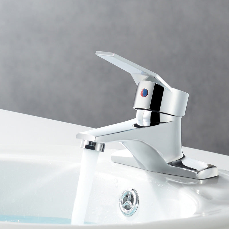 Vessel Sink Bathroom Faucet 2 Hole Faucets Chrome Lever Handle Clearhalo 'bathroom_sink_faucets' 'Conjunta de Baño y Conjunta de Grifo' 'Coronamiento de Baño y Dispositivo de Baño' 'Grifo del lavabo del baño' 'Hogar' 'home_improvement' 'home_improvement_bathroom_sink_faucets' 'Mejoras para el hogar' 7147170