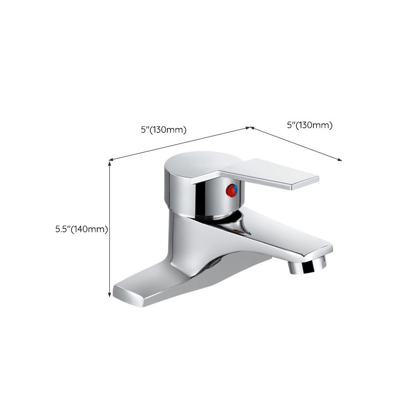 Vessel Sink Bathroom Faucet 2 Hole Faucets Chrome Lever Handle Clearhalo 'bathroom_sink_faucets' 'Conjunta de Baño y Conjunta de Grifo' 'Coronamiento de Baño y Dispositivo de Baño' 'Grifo del lavabo del baño' 'Hogar' 'home_improvement' 'home_improvement_bathroom_sink_faucets' 'Mejoras para el hogar' 7147188