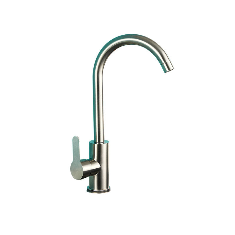 Modern Gooseneck One Handle Pot Filler Standard Low Profile Filler Clearhalo 'Home Improvement' 'home_improvement' 'home_improvement_kitchen_faucets' 'Kitchen Faucets' 'Kitchen Remodel & Kitchen Fixtures' 'Kitchen Sinks & Faucet Components' 'kitchen_faucets' 7147414