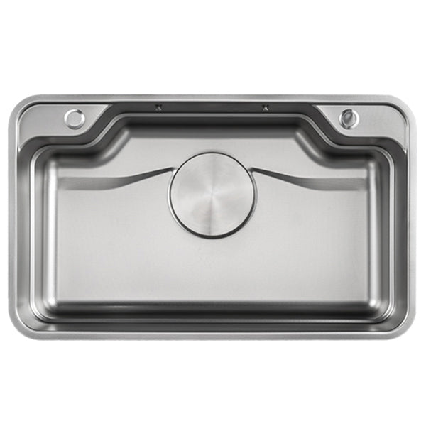 Kitchen Sink Basket Strainer Stainless Steel Undermount Kitchen Sink with Cutting-Board Clearhalo 'Home Improvement' 'home_improvement' 'home_improvement_kitchen_sinks' 'Kitchen Remodel & Kitchen Fixtures' 'Kitchen Sinks & Faucet Components' 'Kitchen Sinks' 'kitchen_sinks' 7147500