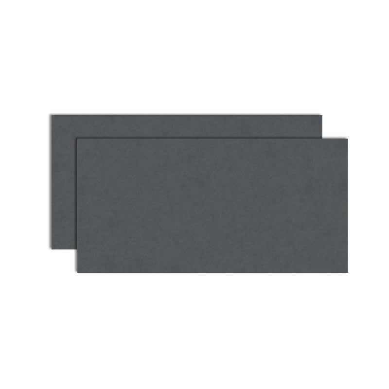 Rectangle Floor Tile Straight Edge Pure Color Floor Tile with Non-slip Dark Gray-Black 47"L x 24"W x 0.4"H Clearhalo 'Floor Tiles & Wall Tiles' 'floor_tiles_wall_tiles' 'Flooring 'Home Improvement' 'home_improvement' 'home_improvement_floor_tiles_wall_tiles' Walls and Ceiling' 7148019