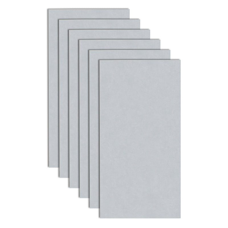 Rectangle Floor Tile Straight Edge Pure Color Floor Tile with Non-slip Light Gray 16"L x 31"W Clearhalo 'Floor Tiles & Wall Tiles' 'floor_tiles_wall_tiles' 'Flooring 'Home Improvement' 'home_improvement' 'home_improvement_floor_tiles_wall_tiles' Walls and Ceiling' 7148032