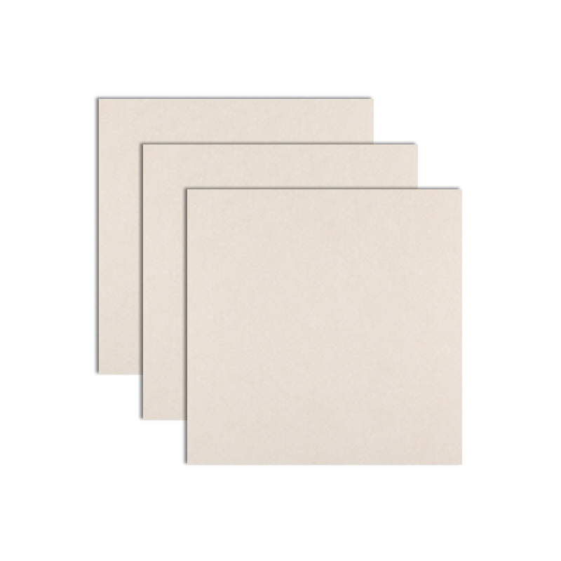 Rectangle Floor Tile Straight Edge Pure Color Floor Tile with Non-slip Beige 31"L x 31"W Clearhalo 'Floor Tiles & Wall Tiles' 'floor_tiles_wall_tiles' 'Flooring 'Home Improvement' 'home_improvement' 'home_improvement_floor_tiles_wall_tiles' Walls and Ceiling' 7148038