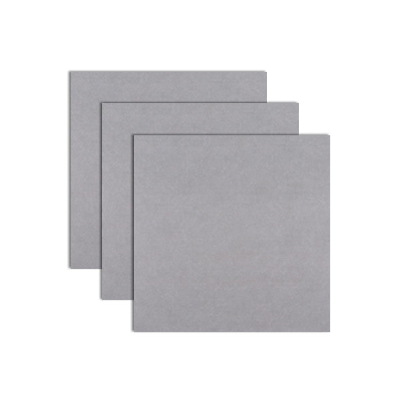 Rectangle Floor Tile Straight Edge Pure Color Floor Tile with Non-slip Dark Gray 31"L x 31"W Clearhalo 'Floor Tiles & Wall Tiles' 'floor_tiles_wall_tiles' 'Flooring 'Home Improvement' 'home_improvement' 'home_improvement_floor_tiles_wall_tiles' Walls and Ceiling' 7148040