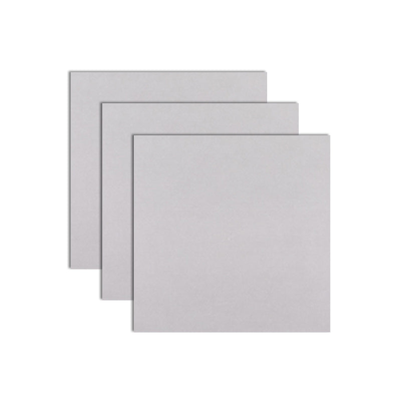 Rectangle Floor Tile Straight Edge Pure Color Floor Tile with Non-slip Light Gray 31"L x 31"W Clearhalo 'Floor Tiles & Wall Tiles' 'floor_tiles_wall_tiles' 'Flooring 'Home Improvement' 'home_improvement' 'home_improvement_floor_tiles_wall_tiles' Walls and Ceiling' 7148041