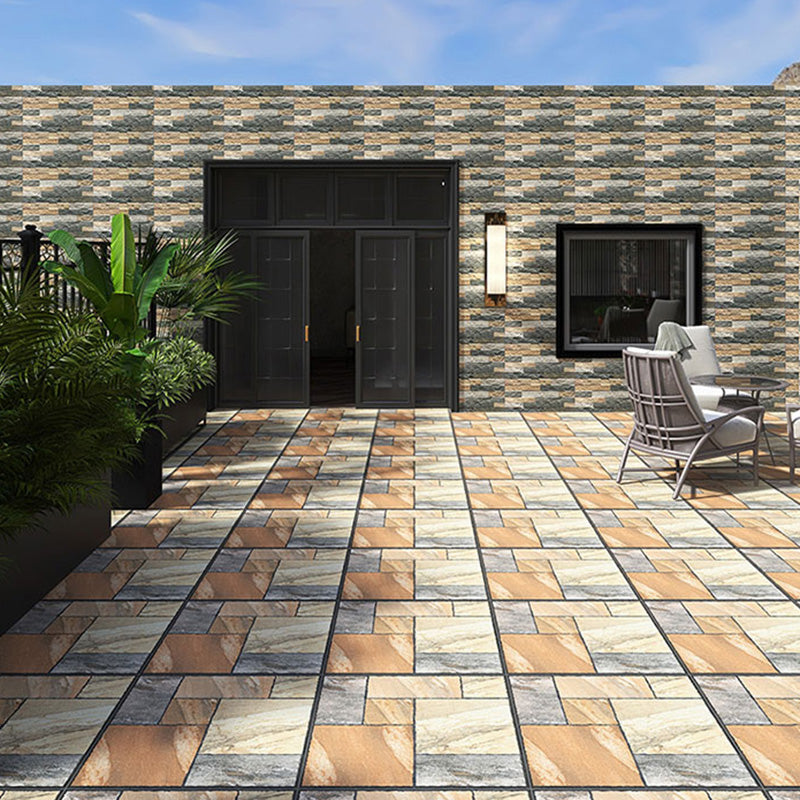 Outdoor Floor Wall & Floor Tile Ceramic Geometric Pattern Floor and Wall Tile Clearhalo 'Floor Tiles & Wall Tiles' 'floor_tiles_wall_tiles' 'Flooring 'Home Improvement' 'home_improvement' 'home_improvement_floor_tiles_wall_tiles' Walls and Ceiling' 7148053