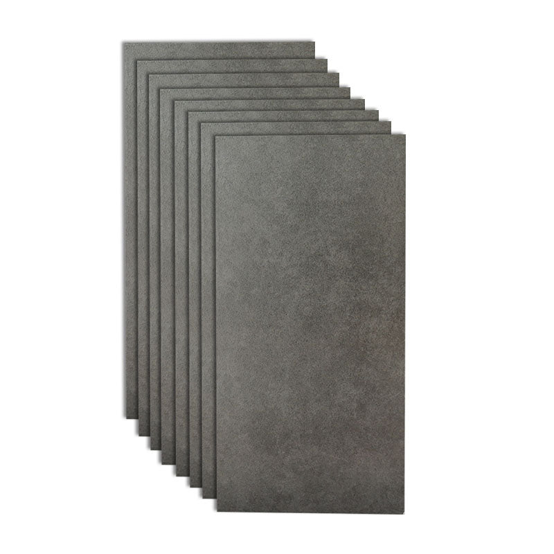 Gray Matte Singular Tile Marble Appearance Straight Edge Rectangular Floor Tile Dark Gray Clearhalo 'Floor Tiles & Wall Tiles' 'floor_tiles_wall_tiles' 'Flooring 'Home Improvement' 'home_improvement' 'home_improvement_floor_tiles_wall_tiles' Walls and Ceiling' 7148112