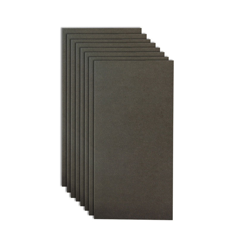 Gray Matte Singular Tile Marble Appearance Straight Edge Rectangular Floor Tile Dark Gray-Black Clearhalo 'Floor Tiles & Wall Tiles' 'floor_tiles_wall_tiles' 'Flooring 'Home Improvement' 'home_improvement' 'home_improvement_floor_tiles_wall_tiles' Walls and Ceiling' 7148117