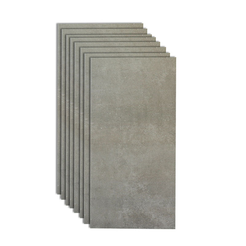 Gray Matte Singular Tile Marble Appearance Straight Edge Rectangular Floor Tile Medium Grey Clearhalo 'Floor Tiles & Wall Tiles' 'floor_tiles_wall_tiles' 'Flooring 'Home Improvement' 'home_improvement' 'home_improvement_floor_tiles_wall_tiles' Walls and Ceiling' 7148120