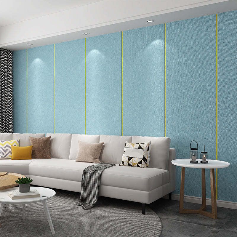 Modern Wall Panel 3D Embossed Waterproof Peel and Stick Wall Tile for Living Room Sky Blue Clearhalo 'Flooring 'Home Improvement' 'home_improvement' 'home_improvement_wall_paneling' 'Wall Paneling' 'wall_paneling' 'Walls & Ceilings' Walls and Ceiling' 7148167