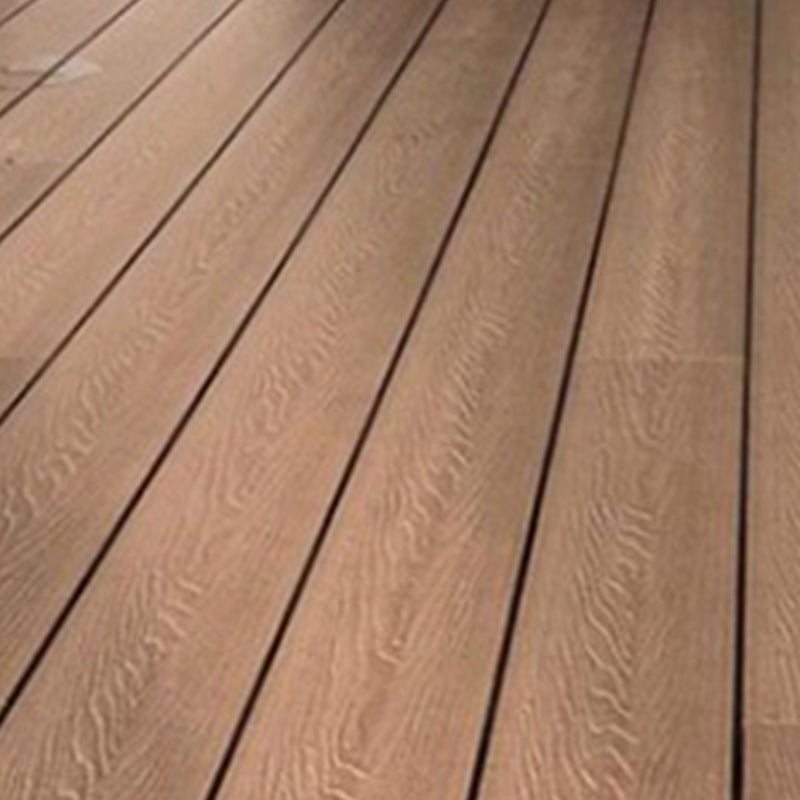 Waterproof Engineered Hardwood Flooring Medium Wood Click-Locking for Patio Garden Clearhalo 'Flooring 'Hardwood Flooring' 'hardwood_flooring' 'Home Improvement' 'home_improvement' 'home_improvement_hardwood_flooring' Walls and Ceiling' 7148666