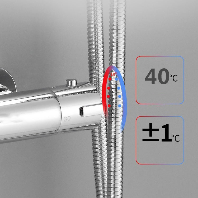 Shower System Rain Handheld Shower Head Wall mounted Adjustable Water Flow Shower System Clearhalo 'Bathroom Remodel & Bathroom Fixtures' 'Home Improvement' 'home_improvement' 'home_improvement_shower_faucets' 'Shower Faucets & Systems' 'shower_faucets' 'Showers & Bathtubs Plumbing' 'Showers & Bathtubs' 7157649