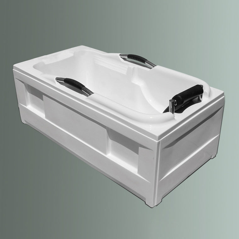 Flat Bottom Soaking Tub Antique Finish Rectangular Modern Bath Tub Clearhalo 'Bathroom Remodel & Bathroom Fixtures' 'Bathtubs' 'Home Improvement' 'home_improvement' 'home_improvement_bathtubs' 'Showers & Bathtubs' 7159180