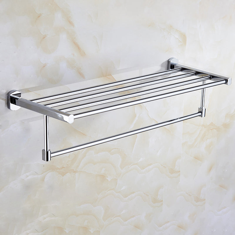 Modern Bathroom Accessory Kit Paper Holder Towel Bar Stainless Steel Bathroom Set Towel Rack (24"L) Clearhalo 'Bathroom Hardware Sets' 'Bathroom Hardware' 'Bathroom Remodel & Bathroom Fixtures' 'bathroom_hardware_sets' 'Home Improvement' 'home_improvement' 'home_improvement_bathroom_hardware_sets' 7159541