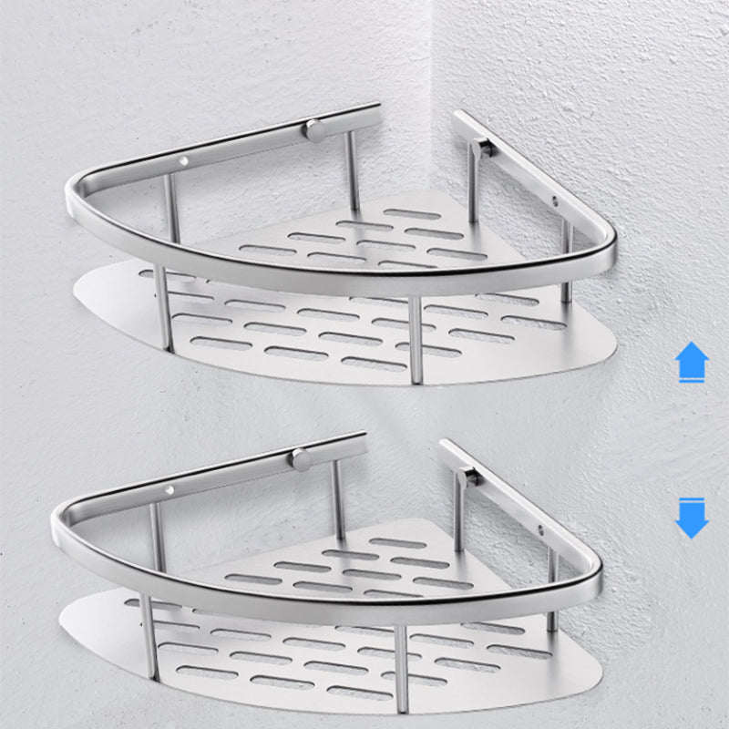 Modern Bathroom Set Paper Holder Bath Shelf Stainless Steel Bathroom Accessory Kit Clearhalo 'Bathroom Hardware Sets' 'Bathroom Hardware' 'Bathroom Remodel & Bathroom Fixtures' 'bathroom_hardware_sets' 'Home Improvement' 'home_improvement' 'home_improvement_bathroom_hardware_sets' 7159599