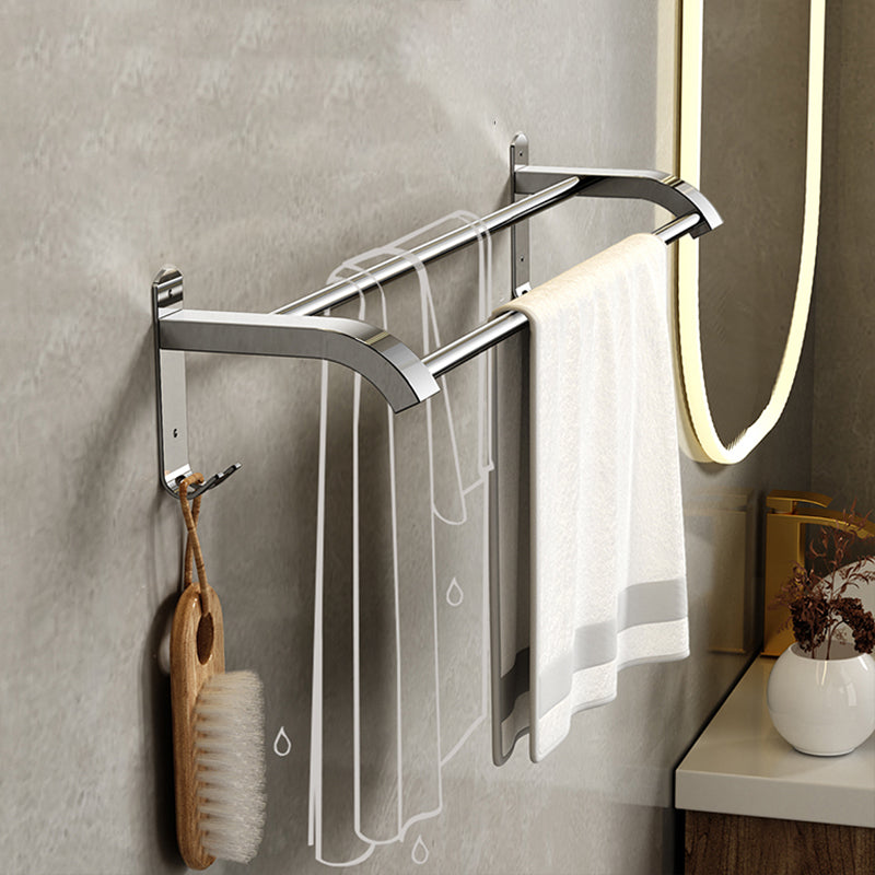 Modern Bathroom Set Towel Bar Bath Shelf Bathroom Accessories Hardware Set Clearhalo 'Bathroom Hardware Sets' 'Bathroom Hardware' 'Bathroom Remodel & Bathroom Fixtures' 'bathroom_hardware_sets' 'Home Improvement' 'home_improvement' 'home_improvement_bathroom_hardware_sets' 7159621