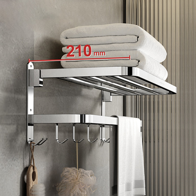 Modern Bathroom Set Towel Bar Bath Shelf Bathroom Accessories Hardware Set Clearhalo 'Bathroom Hardware Sets' 'Bathroom Hardware' 'Bathroom Remodel & Bathroom Fixtures' 'bathroom_hardware_sets' 'Home Improvement' 'home_improvement' 'home_improvement_bathroom_hardware_sets' 7159627