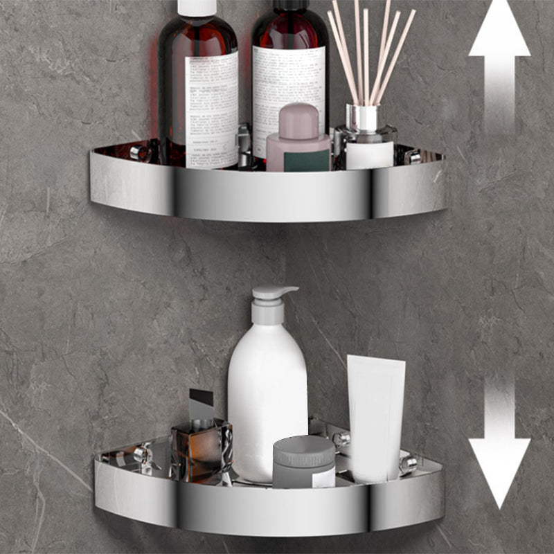 Modern Bathroom Accessory Kit Bath Shelf Stainless Towel Bar Steel Bathroom Set Clearhalo 'Bathroom Hardware Sets' 'Bathroom Hardware' 'Bathroom Remodel & Bathroom Fixtures' 'bathroom_hardware_sets' 'Home Improvement' 'home_improvement' 'home_improvement_bathroom_hardware_sets' 7159635