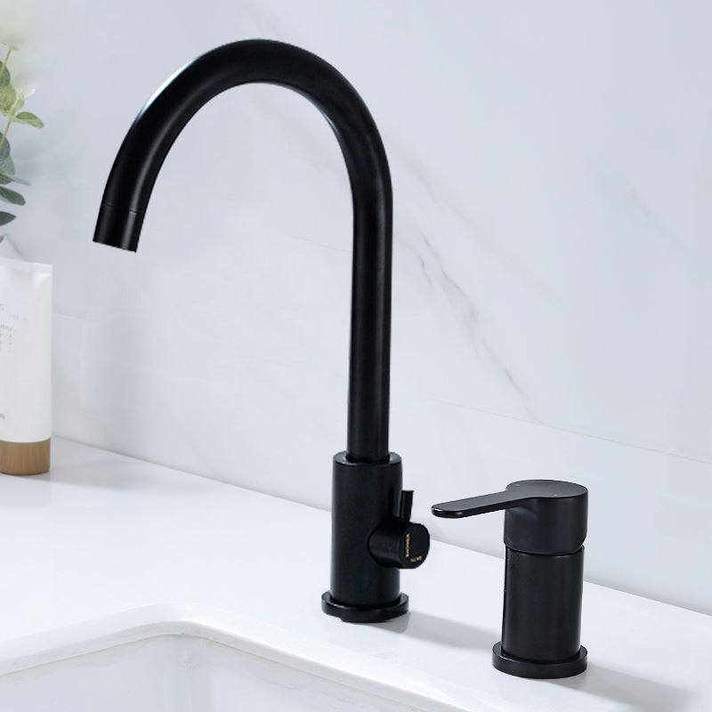 Modern Deck Mounted Tub Faucet Trim Metal Tub Faucet Trim with Hose Black 2 Hole Faucets Clearhalo 'Bathroom Remodel & Bathroom Fixtures' 'Bathtub Faucets' 'bathtub_faucets' 'Home Improvement' 'home_improvement' 'home_improvement_bathtub_faucets' 7165517