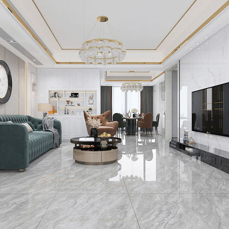 Marble Appearance Singular Tile Polished Rectangular Floor Tile Clearhalo 'Floor Tiles & Wall Tiles' 'floor_tiles_wall_tiles' 'Flooring 'Home Improvement' 'home_improvement' 'home_improvement_floor_tiles_wall_tiles' Walls and Ceiling' 7165657