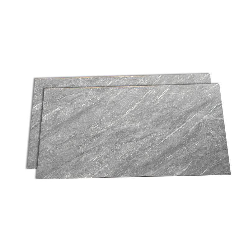 Marble Appearance Singular Tile Polished Rectangular Floor Tile Heather Gray Clearhalo 'Floor Tiles & Wall Tiles' 'floor_tiles_wall_tiles' 'Flooring 'Home Improvement' 'home_improvement' 'home_improvement_floor_tiles_wall_tiles' Walls and Ceiling' 7165661