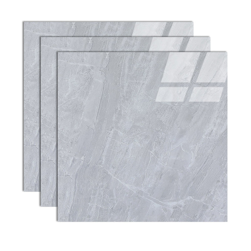 Modern Style Floor Tile Square Waterproof Straight Edge Floor Tile Light Gray Clearhalo 'Floor Tiles & Wall Tiles' 'floor_tiles_wall_tiles' 'Flooring 'Home Improvement' 'home_improvement' 'home_improvement_floor_tiles_wall_tiles' Walls and Ceiling' 7165671