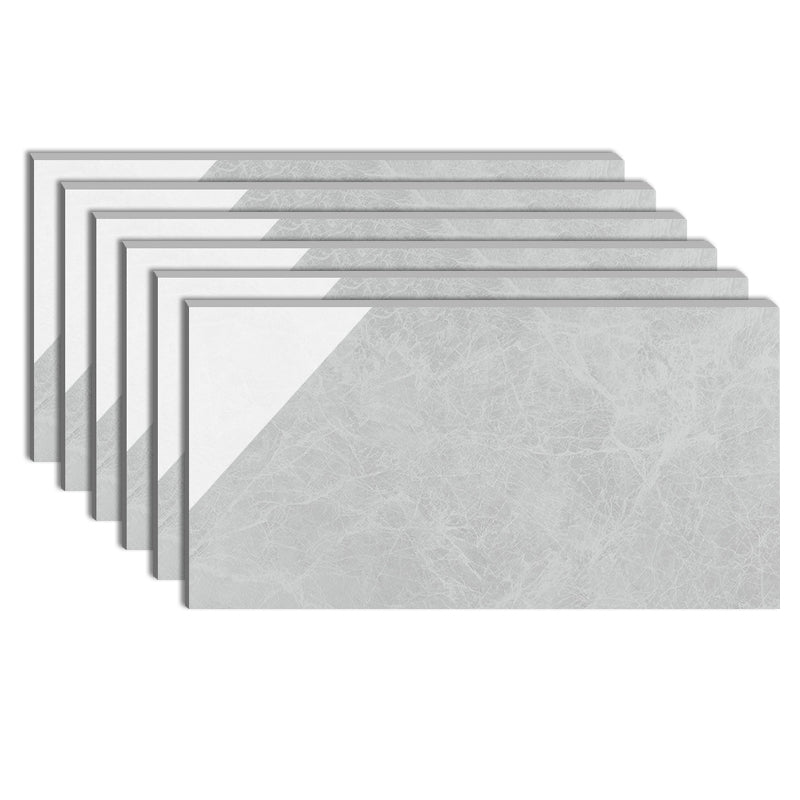 Waterproof Square Wall Tile Straight Edge Modern Style Wall Tile Light Gray 16"L x 31"W x 0.4"H Clearhalo 'Floor Tiles & Wall Tiles' 'floor_tiles_wall_tiles' 'Flooring 'Home Improvement' 'home_improvement' 'home_improvement_floor_tiles_wall_tiles' Walls and Ceiling' 7165725