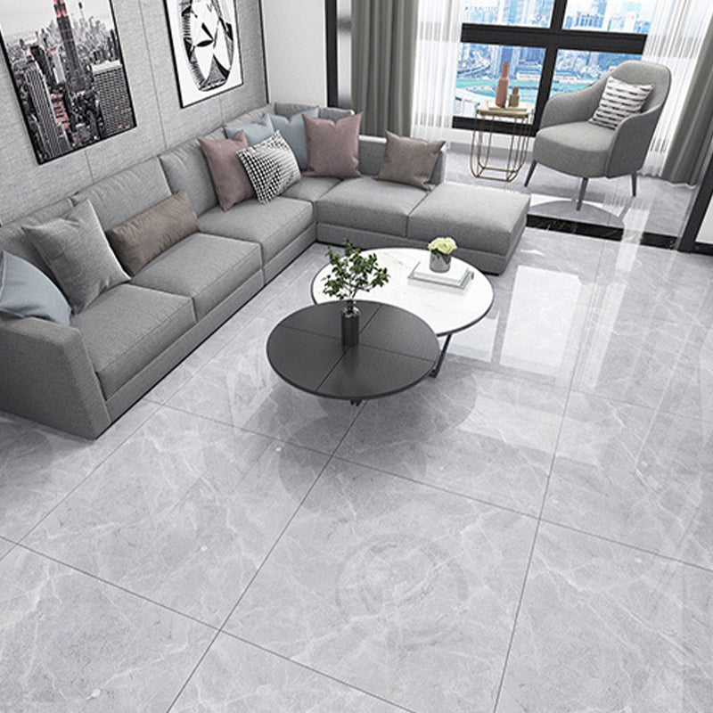 Modern Style Square Floor Tile Waterproof Straight Edge Polished Floor Tile Clearhalo 'Floor Tiles & Wall Tiles' 'floor_tiles_wall_tiles' 'Flooring 'Home Improvement' 'home_improvement' 'home_improvement_floor_tiles_wall_tiles' Walls and Ceiling' 7165744