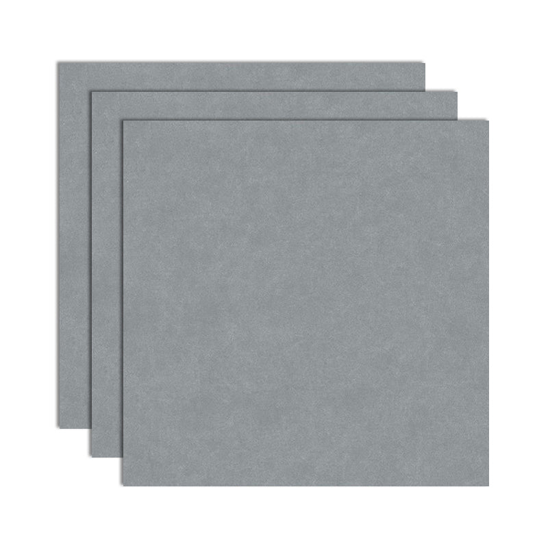 Modern Style Waterproof Floor Tile Pure Color Straight Edge Square Floor Tile Dark Gray 31"L x 31"W Clearhalo 'Floor Tiles & Wall Tiles' 'floor_tiles_wall_tiles' 'Flooring 'Home Improvement' 'home_improvement' 'home_improvement_floor_tiles_wall_tiles' Walls and Ceiling' 7165886