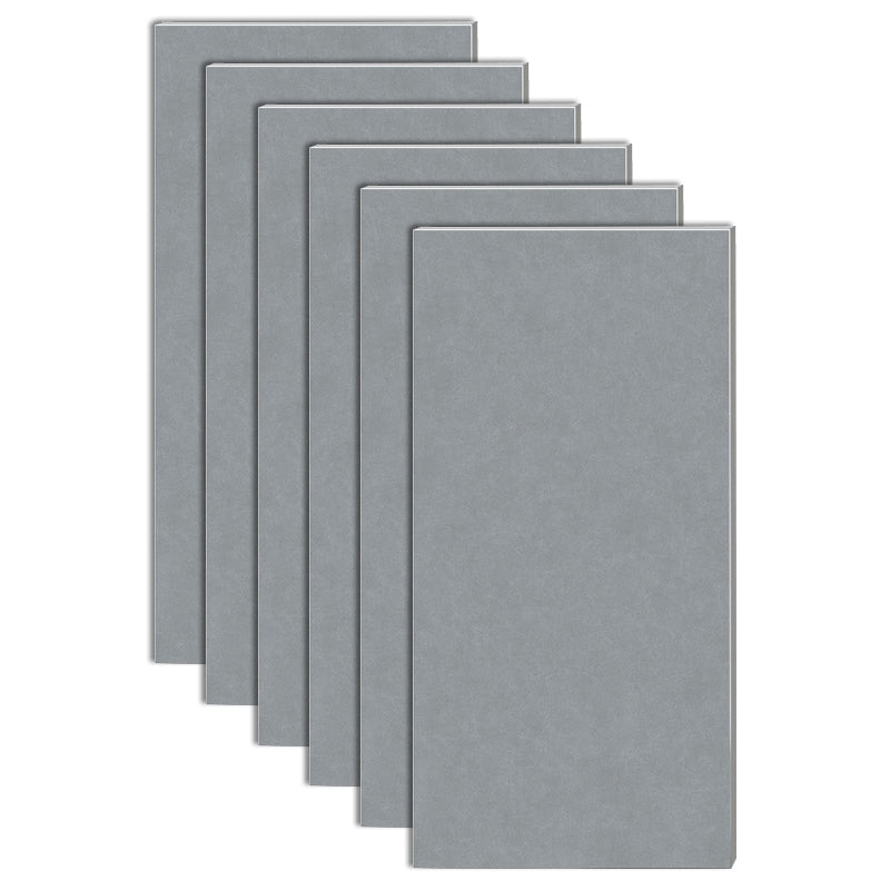 Modern Style Waterproof Floor Tile Pure Color Straight Edge Square Floor Tile Dark Gray 16"L x 31"W Clearhalo 'Floor Tiles & Wall Tiles' 'floor_tiles_wall_tiles' 'Flooring 'Home Improvement' 'home_improvement' 'home_improvement_floor_tiles_wall_tiles' Walls and Ceiling' 7165903