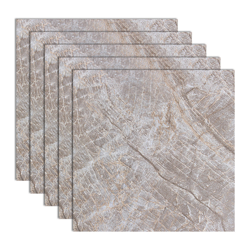 Contemporary Style Floor Tile Straight Edge Square Waterproof Floor Tile Heather Gray Clearhalo 'Floor Tiles & Wall Tiles' 'floor_tiles_wall_tiles' 'Flooring 'Home Improvement' 'home_improvement' 'home_improvement_floor_tiles_wall_tiles' Walls and Ceiling' 7165949