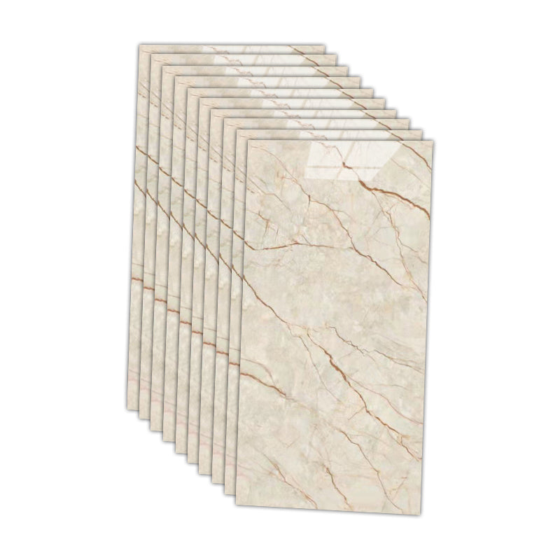 12" x 24" Marbling Single Tile Waterproof Backsplash Wall Tile for Bathroom Light Beige Clearhalo 'Flooring 'Home Improvement' 'home_improvement' 'home_improvement_peel_stick_blacksplash' 'Peel & Stick Backsplash Tile' 'peel_stick_blacksplash' 'Walls & Ceilings' Walls and Ceiling' 7166057