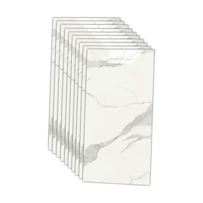 12" x 24" Marbling Single Tile Waterproof Backsplash Wall Tile for Bathroom Off-White Clearhalo 'Flooring 'Home Improvement' 'home_improvement' 'home_improvement_peel_stick_blacksplash' 'Peel & Stick Backsplash Tile' 'peel_stick_blacksplash' 'Walls & Ceilings' Walls and Ceiling' 7166059