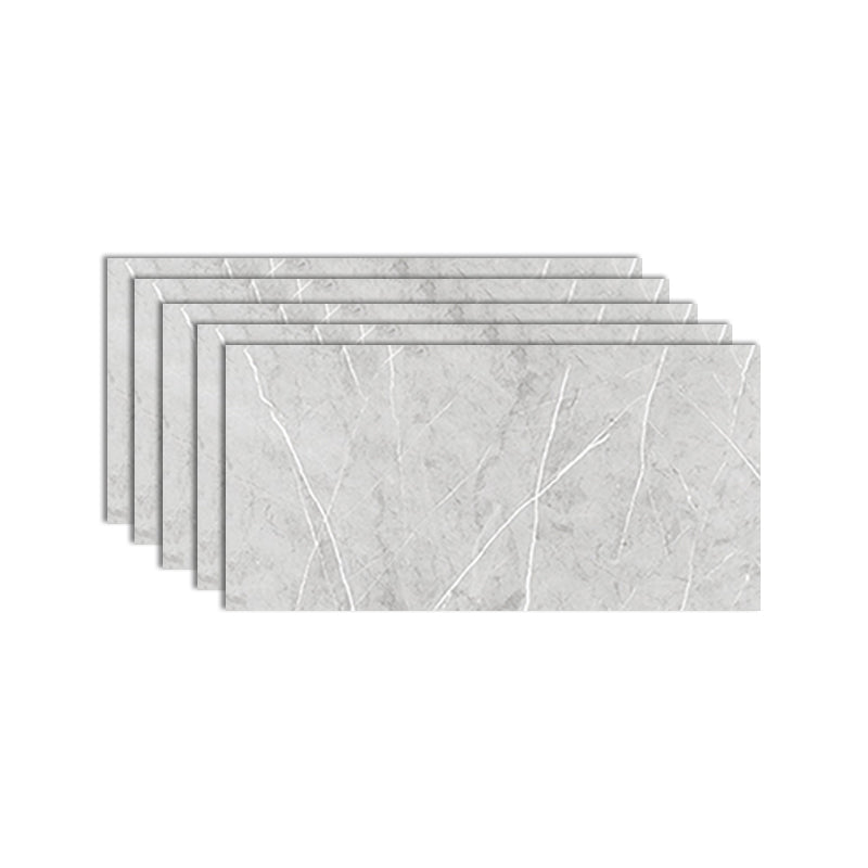 PVC Peel and Stick Backsplash Rectangular Single Tile Wallpaper Light Gray-White Clearhalo 'Flooring 'Home Improvement' 'home_improvement' 'home_improvement_peel_stick_blacksplash' 'Peel & Stick Backsplash Tile' 'peel_stick_blacksplash' 'Walls & Ceilings' Walls and Ceiling' 7166247