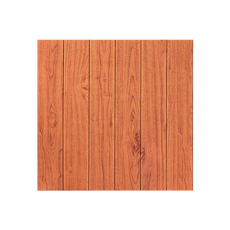 Modern Indoor Wall Tile Peel and Press Waterproof Wall Tile with Wood Look Red Wood Clearhalo 'Flooring 'Home Improvement' 'home_improvement' 'home_improvement_wall_paneling' 'Wall Paneling' 'wall_paneling' 'Walls & Ceilings' Walls and Ceiling' 7166442