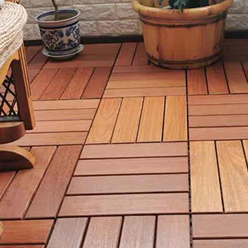 Solid Wood Flooring Traditional Style Waterproof Rectangle Wood Flooring Clearhalo 'Flooring 'Hardwood Flooring' 'hardwood_flooring' 'Home Improvement' 'home_improvement' 'home_improvement_hardwood_flooring' Walls and Ceiling' 7169439