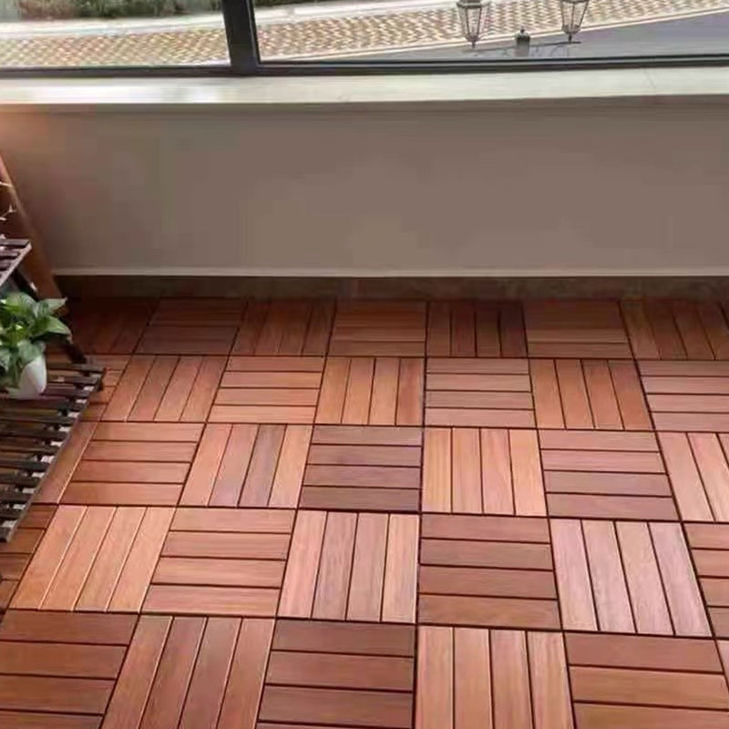 Solid Wood Flooring Traditional Style Waterproof Rectangle Wood Flooring Clearhalo 'Flooring 'Hardwood Flooring' 'hardwood_flooring' 'Home Improvement' 'home_improvement' 'home_improvement_hardwood_flooring' Walls and Ceiling' 7169443
