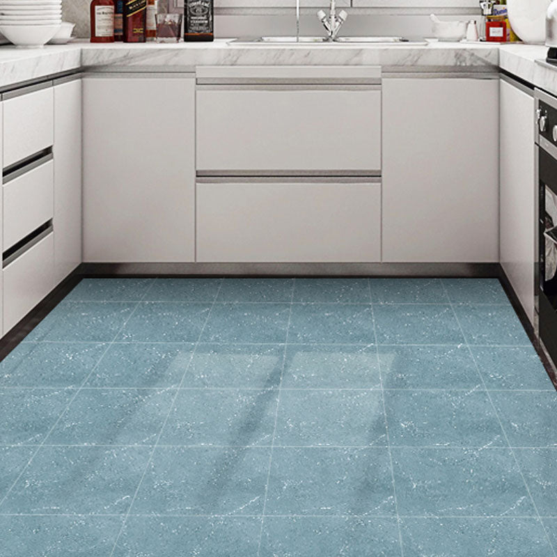 Peel & Stick Vinyl Flooring Smooth Marble Look Vinyl Flooring with Waterproof Blue Clearhalo 'Flooring 'Home Improvement' 'home_improvement' 'home_improvement_vinyl_flooring' 'Vinyl Flooring' 'vinyl_flooring' Walls and Ceiling' 7181962