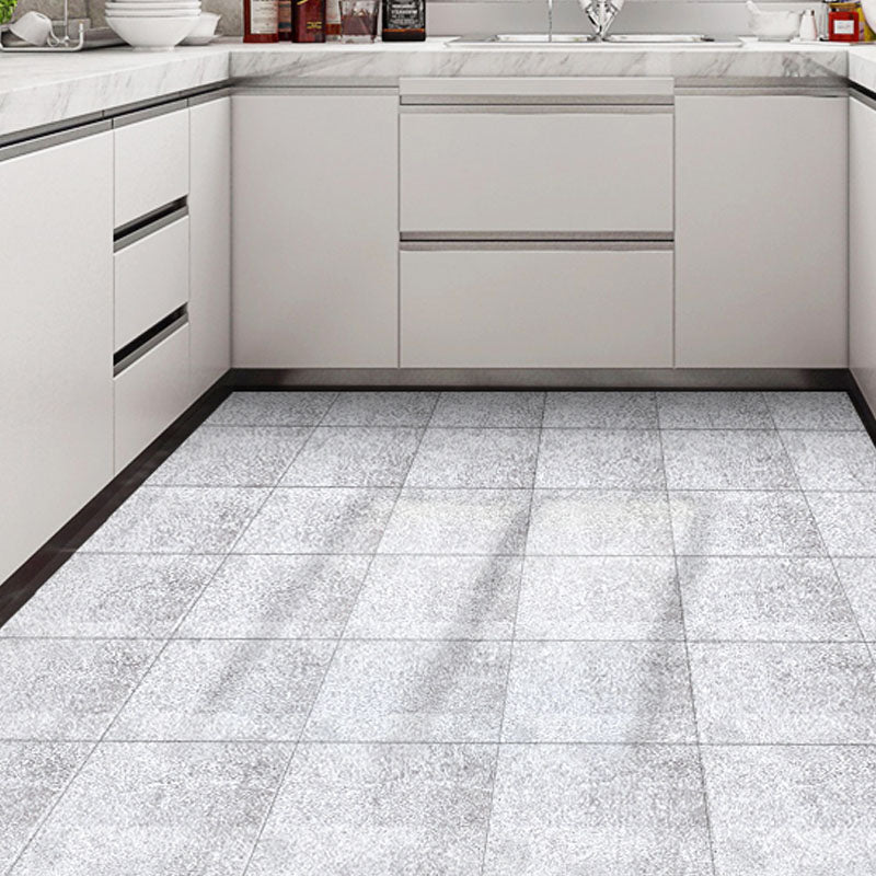 Peel & Stick Vinyl Flooring Smooth Marble Look Vinyl Flooring with Waterproof Silver Gray Clearhalo 'Flooring 'Home Improvement' 'home_improvement' 'home_improvement_vinyl_flooring' 'Vinyl Flooring' 'vinyl_flooring' Walls and Ceiling' 7181967