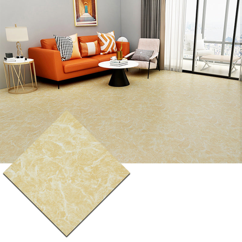 Low Gloss Vinyl Flooring Peel & Stick Stone Look Vinyl Flooring Yellow Clearhalo 'Flooring 'Home Improvement' 'home_improvement' 'home_improvement_vinyl_flooring' 'Vinyl Flooring' 'vinyl_flooring' Walls and Ceiling' 7182002