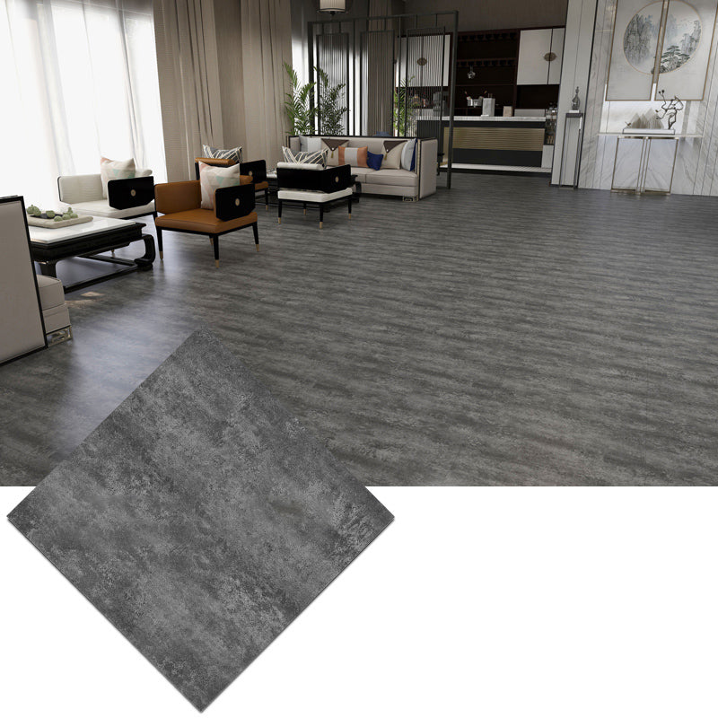 Low Gloss Vinyl Flooring Peel & Stick Stone Look Vinyl Flooring Dark Gray-White Clearhalo 'Flooring 'Home Improvement' 'home_improvement' 'home_improvement_vinyl_flooring' 'Vinyl Flooring' 'vinyl_flooring' Walls and Ceiling' 7182017