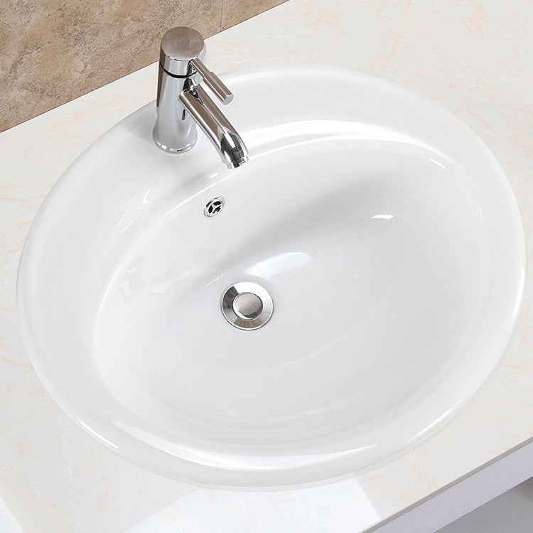 Oval Undermount Bathroom Sink Porcelain Shut-Off Valve Included Bathroom Sink 20"L x 18"W x 8"H Sink with Faucet Clearhalo 'Bathroom Remodel & Bathroom Fixtures' 'Bathroom Sinks & Faucet Components' 'Bathroom Sinks' 'bathroom_sink' 'Home Improvement' 'home_improvement' 'home_improvement_bathroom_sink' 7183216
