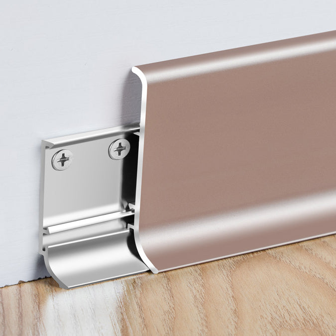 Siding Panel Metal Indoor Scratch Resistant Waterproof Tin Backsplash Paneling Rose Gold 2.4" Clearhalo 'Flooring 'Home Improvement' 'home_improvement' 'home_improvement_wall_paneling' 'Wall Paneling' 'wall_paneling' 'Walls & Ceilings' Walls and Ceiling' 7183523