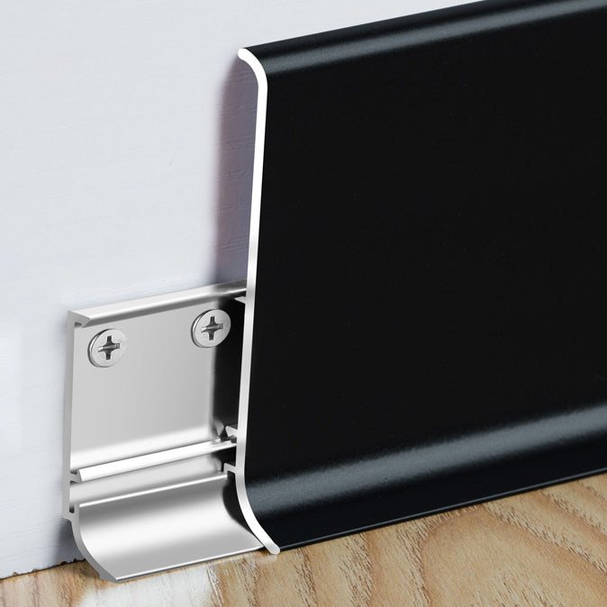 Siding Panel Metal Indoor Scratch Resistant Waterproof Tin Backsplash Paneling Black 3.1" Clearhalo 'Flooring 'Home Improvement' 'home_improvement' 'home_improvement_wall_paneling' 'Wall Paneling' 'wall_paneling' 'Walls & Ceilings' Walls and Ceiling' 7183530