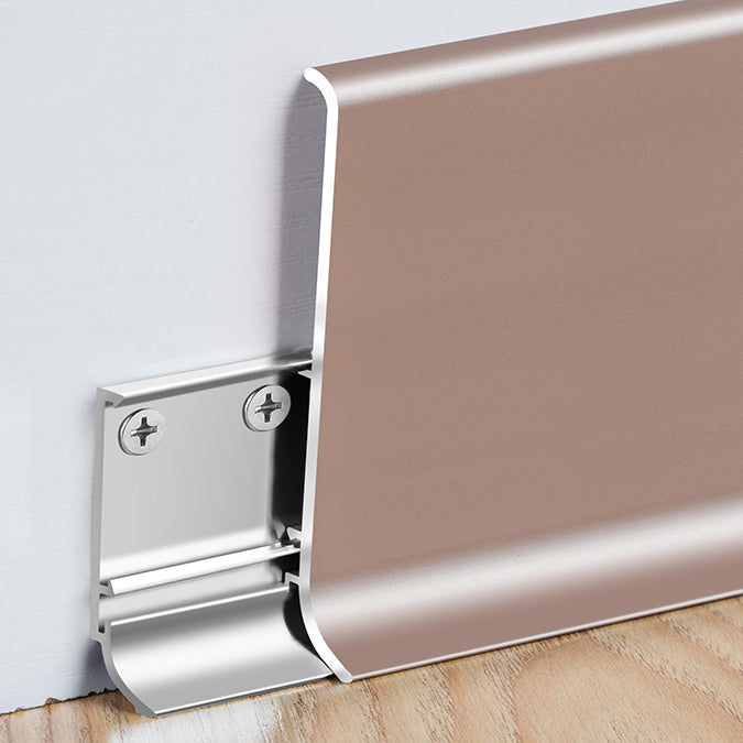 Siding Panel Metal Indoor Scratch Resistant Waterproof Tin Backsplash Paneling Rose Gold 3.1" Clearhalo 'Flooring 'Home Improvement' 'home_improvement' 'home_improvement_wall_paneling' 'Wall Paneling' 'wall_paneling' 'Walls & Ceilings' Walls and Ceiling' 7183536