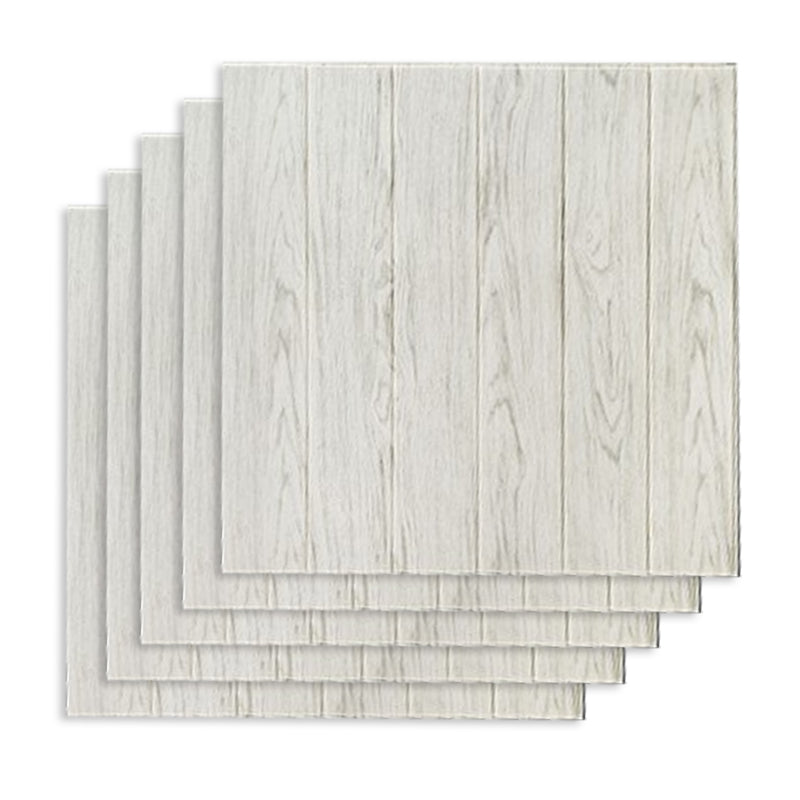 Contemporary Backsplash Panels Plastic Backsplash Panels for Living Room Distressed White 10-Piece Set Clearhalo 'Flooring 'Home Improvement' 'home_improvement' 'home_improvement_wall_paneling' 'Wall Paneling' 'wall_paneling' 'Walls & Ceilings' Walls and Ceiling' 7183557