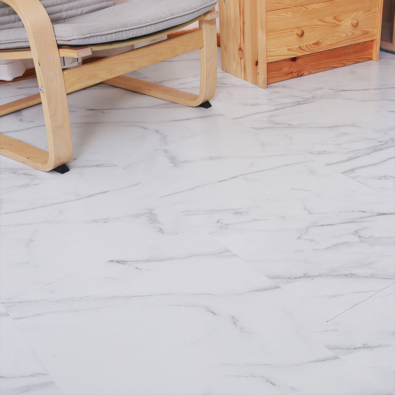 Peel & Stick Vinyl Flooring Low Gloss Marble Look Vinyl Flooring White Clearhalo 'Flooring 'Home Improvement' 'home_improvement' 'home_improvement_vinyl_flooring' 'Vinyl Flooring' 'vinyl_flooring' Walls and Ceiling' 7184798