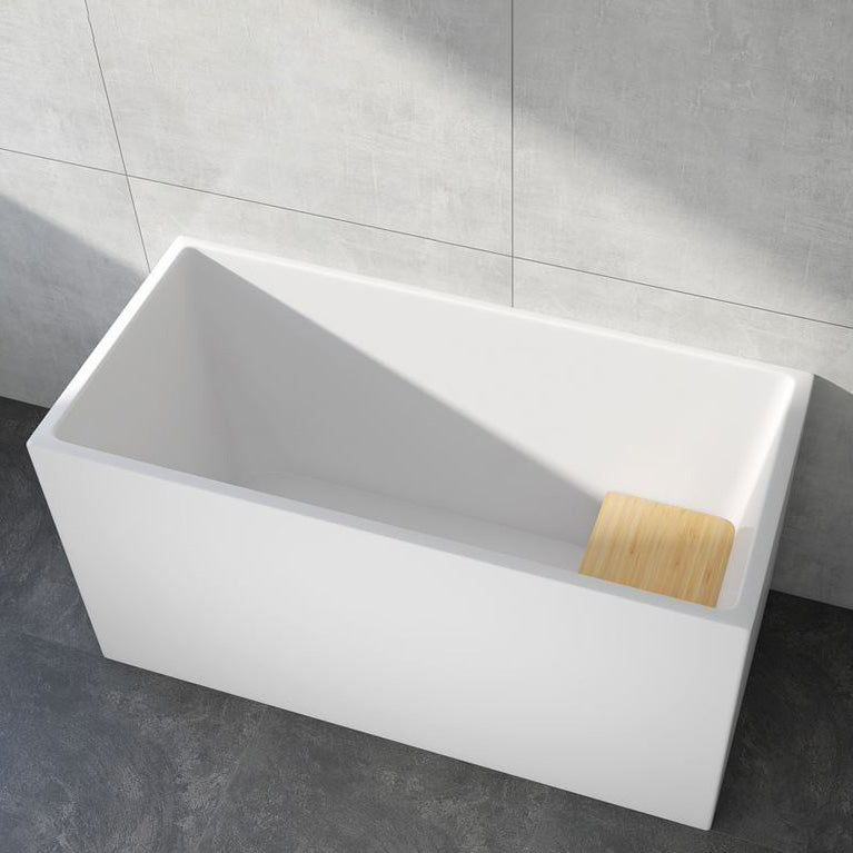 Modern Rectangular Acrylic Bathtub Freestanding Soaking Center Bath (Board not Included) 51"L x 24"W x 27"H Tub Clearhalo 'Bathroom Remodel & Bathroom Fixtures' 'Bathtubs' 'Home Improvement' 'home_improvement' 'home_improvement_bathtubs' 'Showers & Bathtubs' 7194764