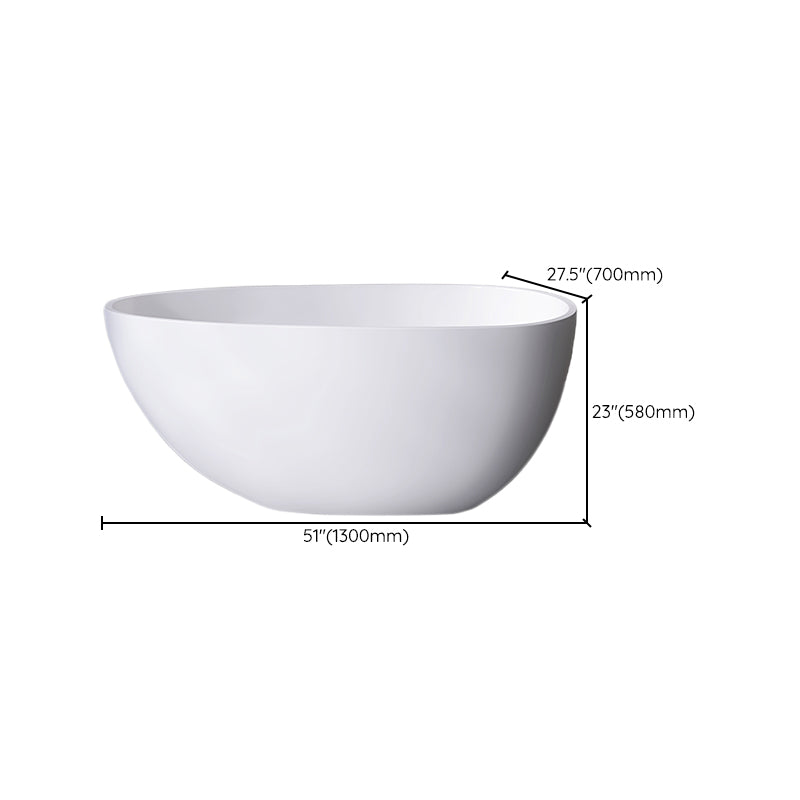 Antique Finish Soaking Bathtub Back to Wall Oval Modern Bath Tub Clearhalo 'Bathroom Remodel & Bathroom Fixtures' 'Bathtubs' 'Home Improvement' 'home_improvement' 'home_improvement_bathtubs' 'Showers & Bathtubs' 7194798