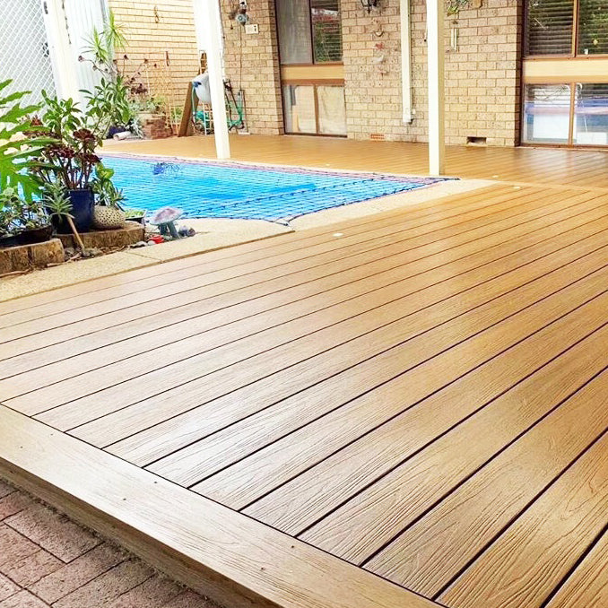 Rectangular Wood Floor Tiles Nailed Installation for Outdoor Patio Clearhalo 'Home Improvement' 'home_improvement' 'home_improvement_outdoor_deck_tiles_planks' 'Outdoor Deck Tiles & Planks' 'Outdoor Flooring & Tile' 'Outdoor Remodel' 'outdoor_deck_tiles_planks' 7195504